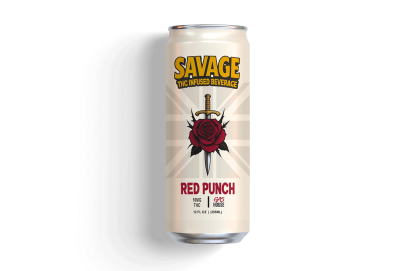 Savage Hemp THC-Infused Beverage Red Punch